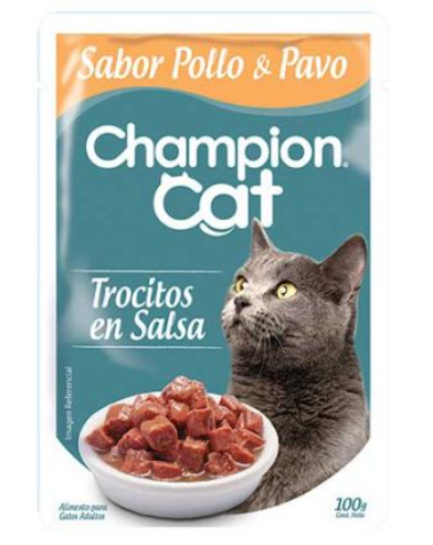 Champion Cat Sachet Pollo - Caja x24