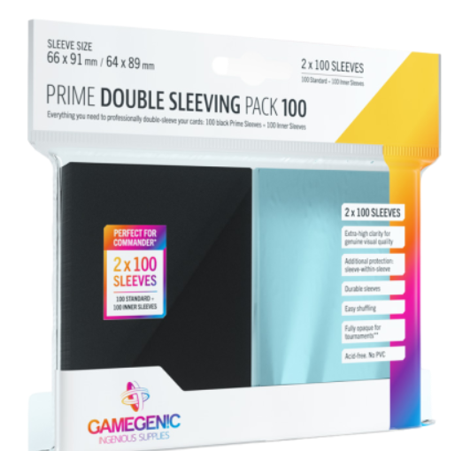 Black Matte Sleeves + Inner Gamegenic