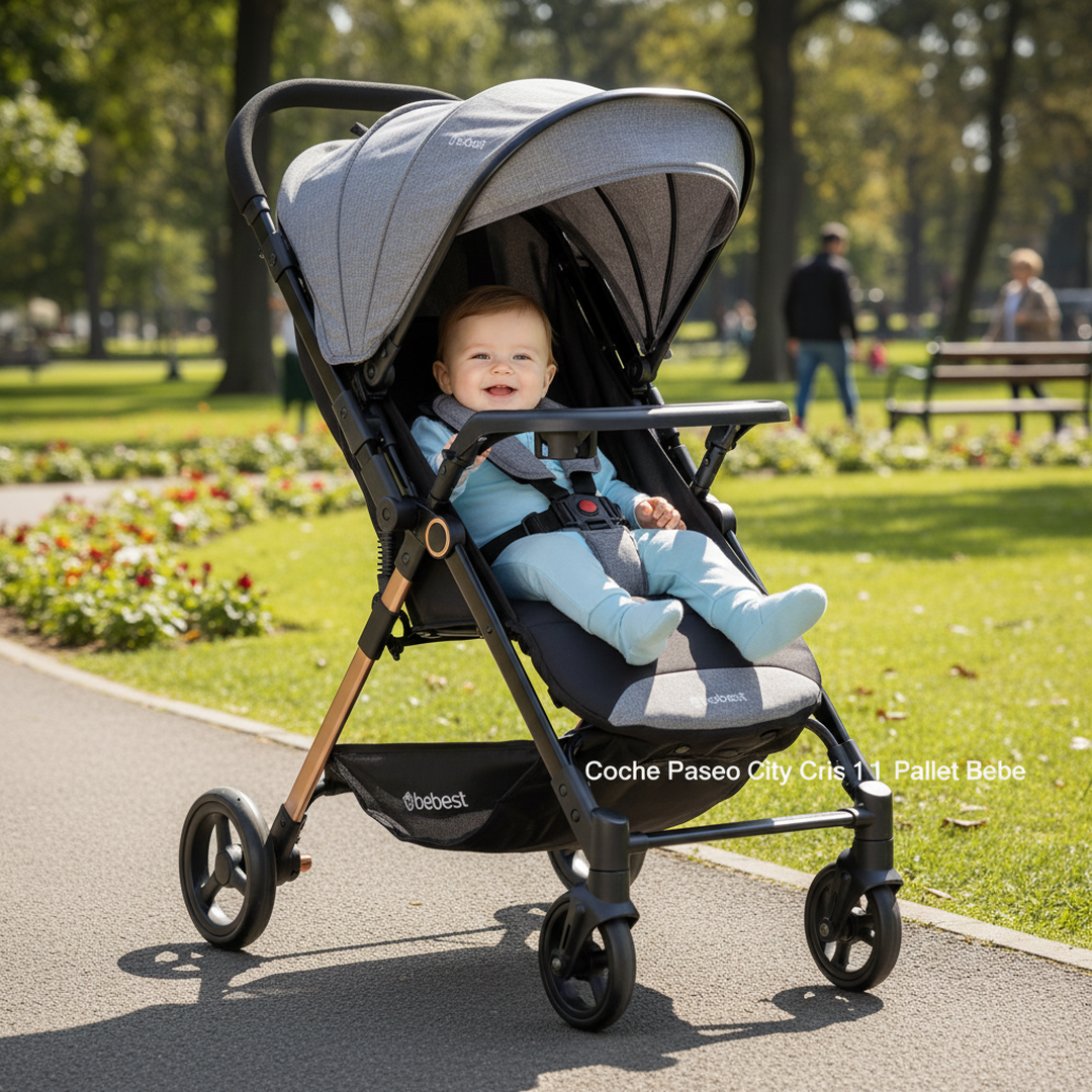 Coche Paseo City Gris