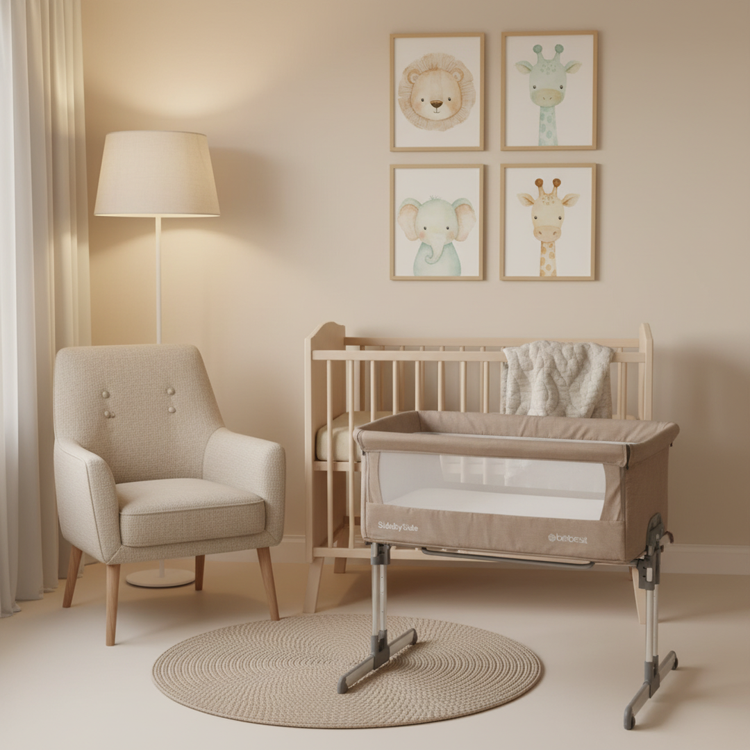 Cuna MySide KidGo Beige