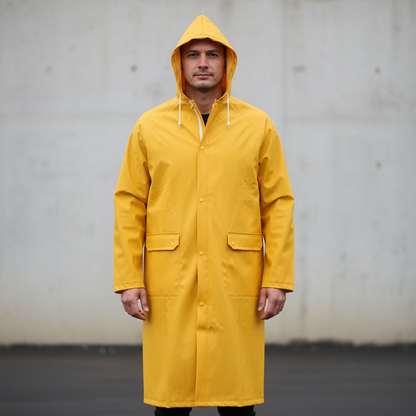 ABRIGO PVC AMARILLO 0,35 T- XL