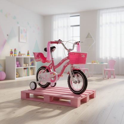 BICICLETA QUEEN ARO 12 ROSADA