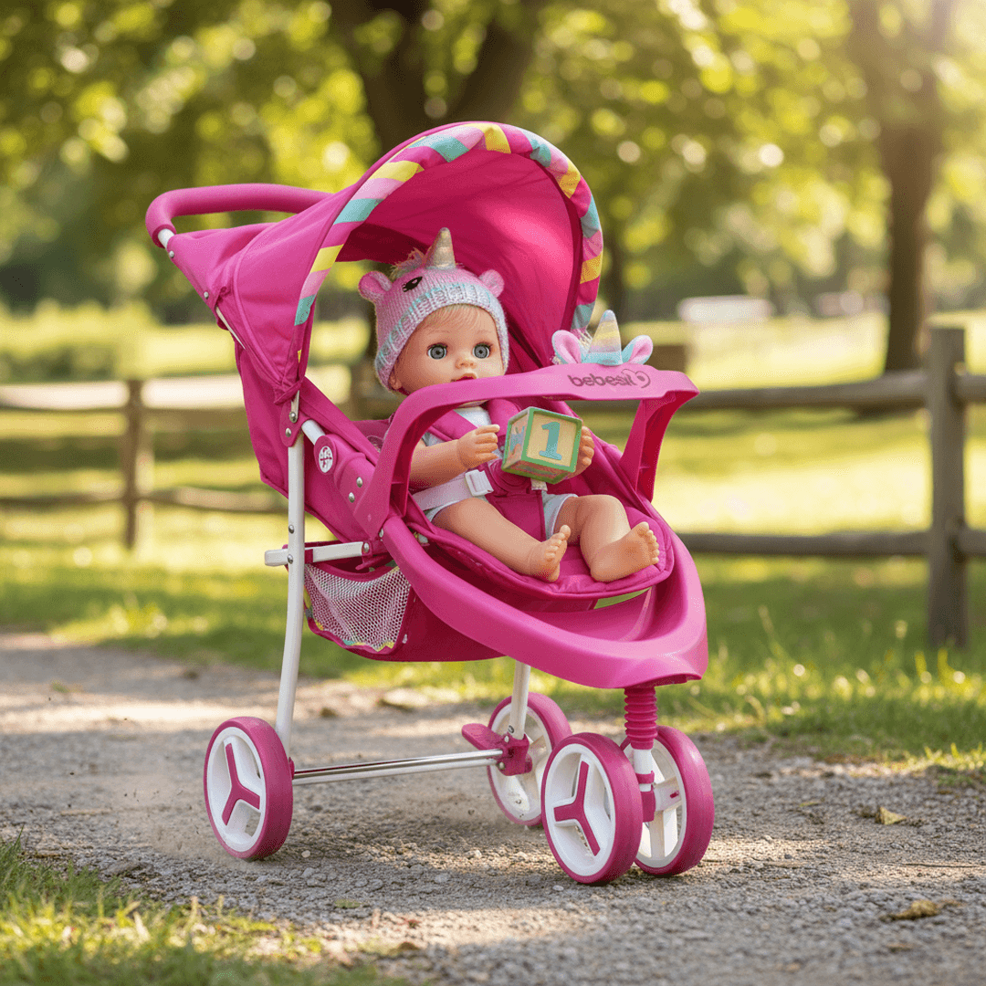 Coche Muñeca Jogger Unicornio