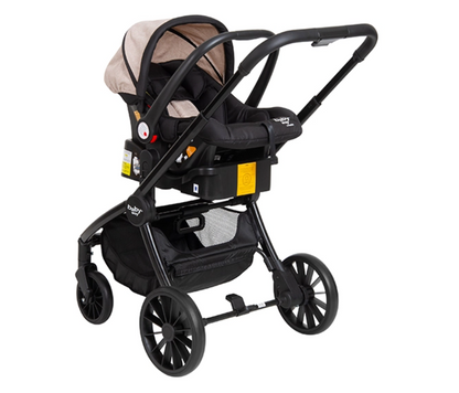 COCHE TRAVEL 3 EN 1 GOLDEN BLACK CON BASE