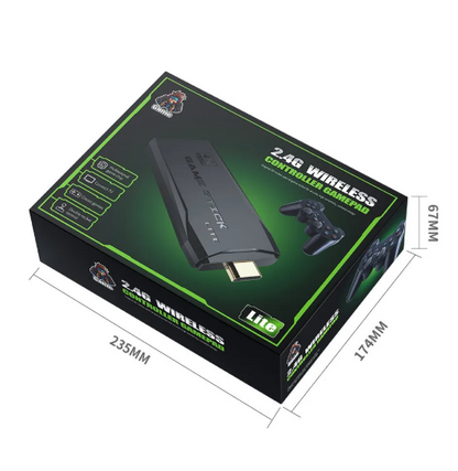 Consola de Videojuegos Stick 4K más 2 Controles Inalámbricos