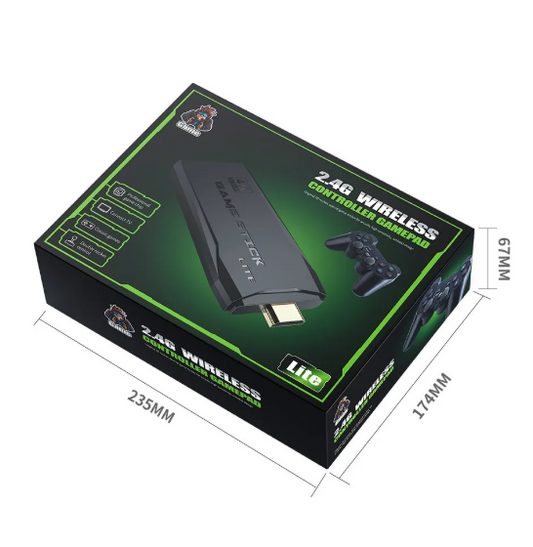 Consola de Videojuegos Stick 4K más 2 Controles Inalámbricos