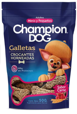Champion Dog Galletas 500 g Minis y Pequeños