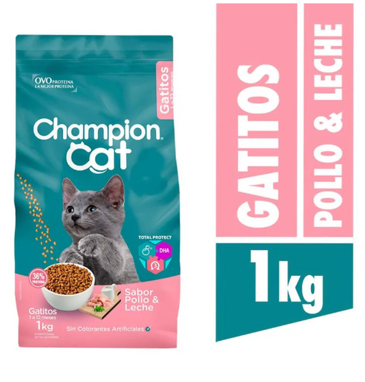 Champion Cat Alimento Seco 1 kg Gatitos Pollo