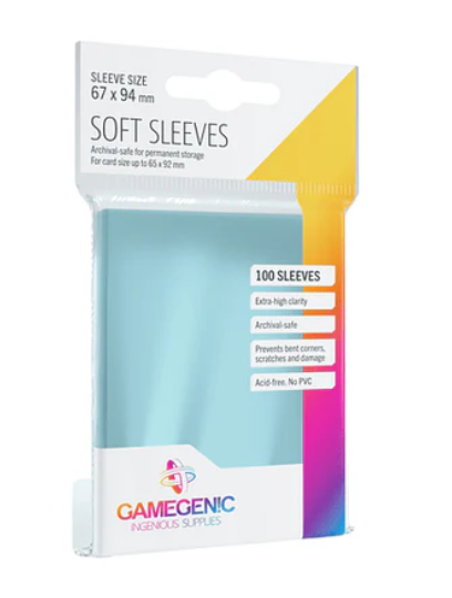 Sleeves Soft Gamegenic 67×94