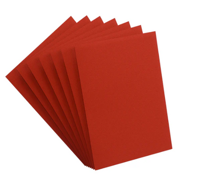 Matte Prime 100 Sleeves Rojos Gamegenic