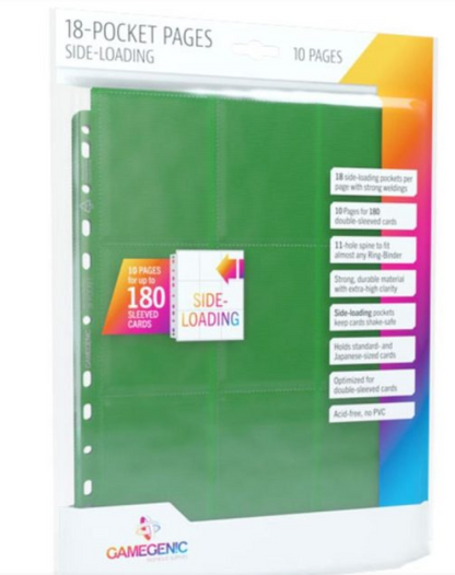 Pack 50 páginas 18-pocket Gamegenic
