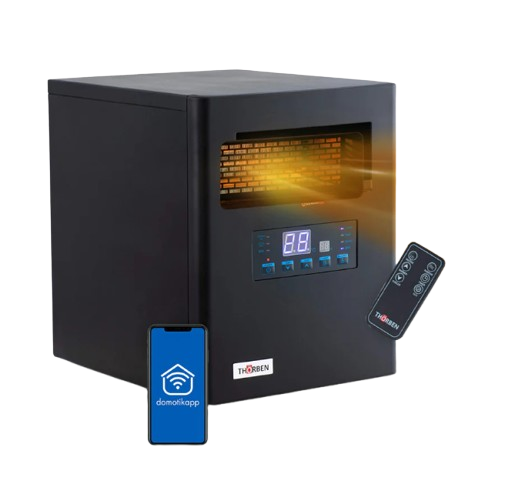 Estufa infrarroja 2 en 1 Thor Green 1500 Wifi