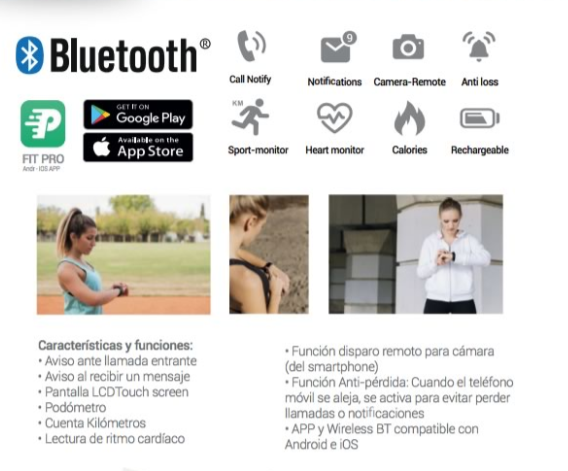 Reloj Smart Watch Mlab MiFit S4