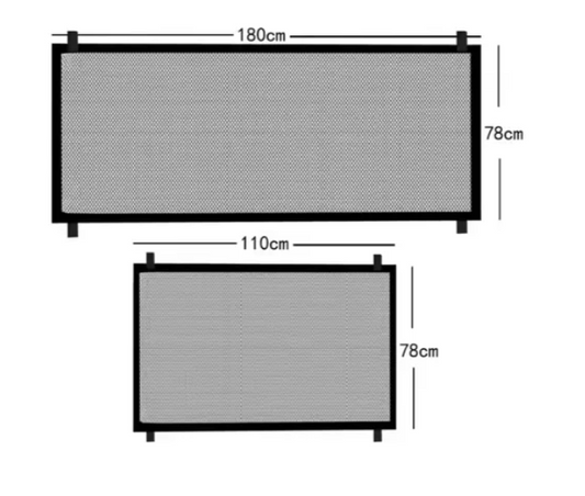 Puerta Mágica Malla Seguridad Mascotas Fácil Instalación