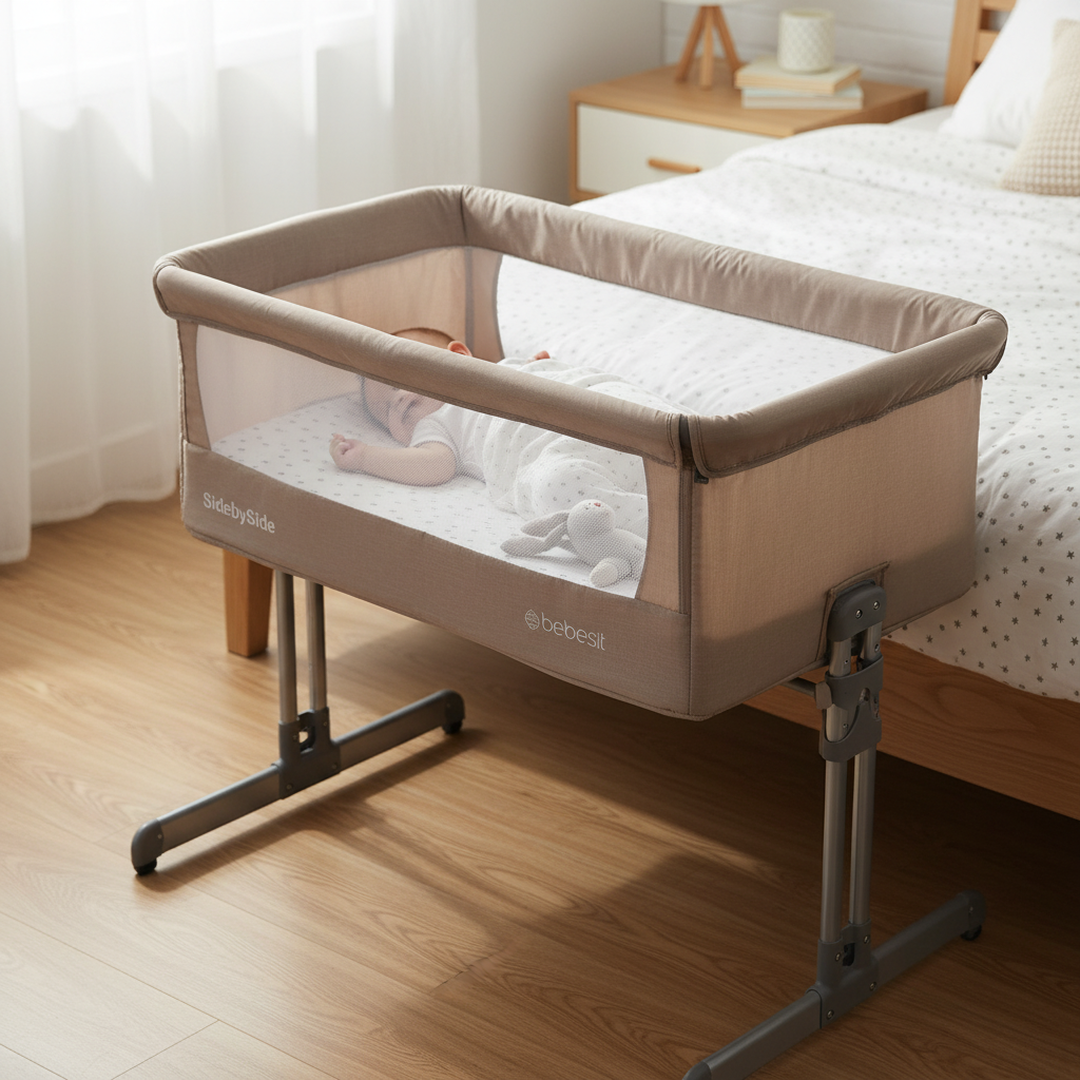 Cuna MySide KidGo Beige
