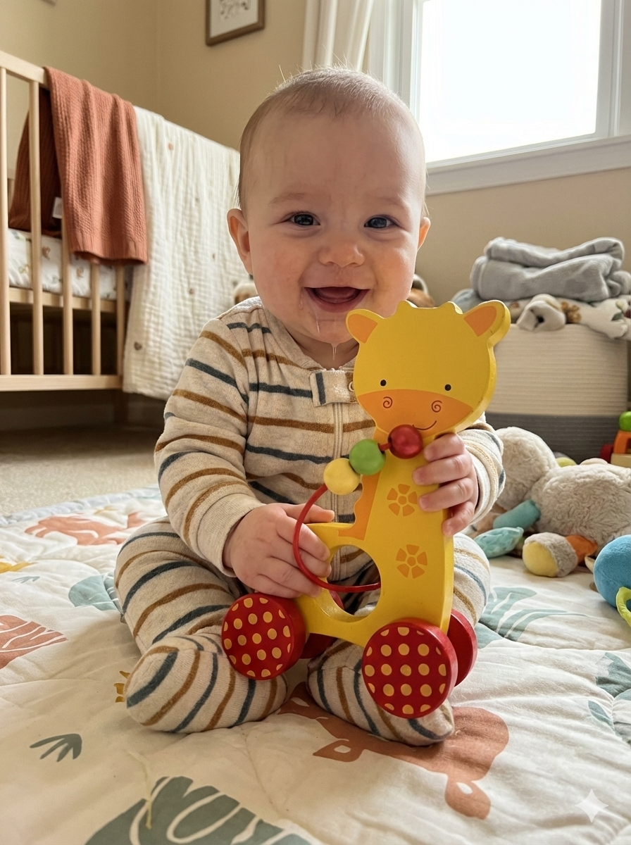 JUGUETE DE MADERA JIRAFA