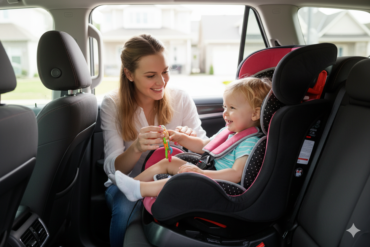 SILLA DE AUTO BW-742 FUCSIA