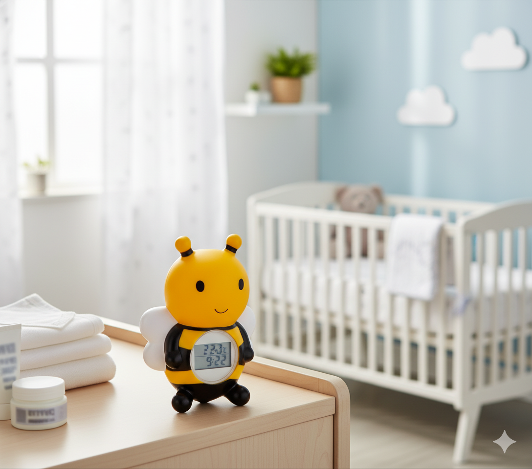 TERMÓMETRO DE BAÑO Y DORMITORIO DIGITAL ABEJITA