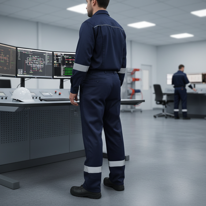 PANTALON IGNIFUGO ANTIESTATICO MARCA AZUL MARINO XL (54/56)